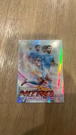 Topps Omar Marmoush Nitro Boost Holo Card