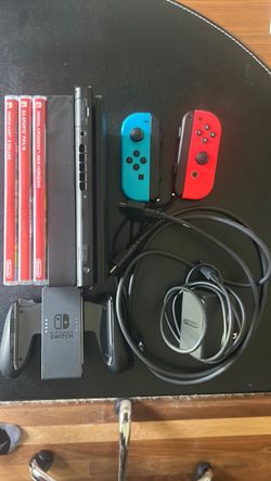 Nintendo Switch Bundle with Games and Accessories