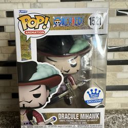 One Piece Dracule Mihawk Funko Pop 1521 Funko exclusive