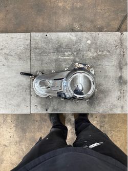Inner and outer primary and derby cover, touring m8 Harley Davidson