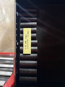 Snap on 1/2 Deep 12 Point Impact Set
