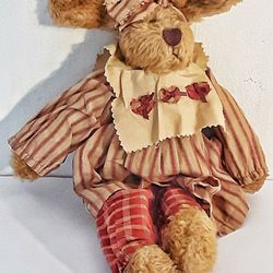 1994 Boyds Bear Plush Bunny Rabbit Teddy Bear 13" X 8"