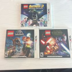 Lego Batman 3 Beyond Gotham, Jurassic World And Star Wars The Force Awakens For Nintendo 3DS