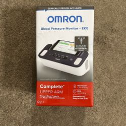 Omron Blood Pressure Monitor + EKG Complete Upper Arm BP7900