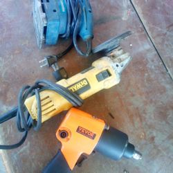 Air Impact Wrench,DeWalt Grinder,Companion Sander 