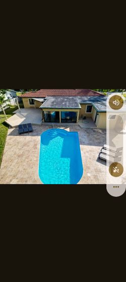 French Pattern Travertine Deck Tile Coping Edge And Waterline Tile
