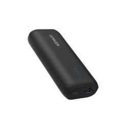 ANKER 321 Pocket-Sized USB-A  USB-C Power Bank - Black