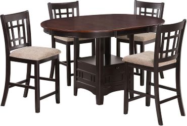 5-Piece Counter Height Dining Set