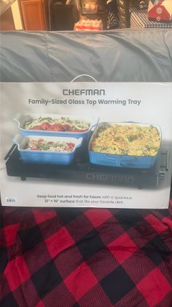 Chefman Family sized  glass top warming tray