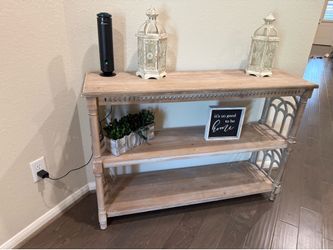 Entryway table wood