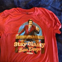 Ron Burgundy T Shirt 