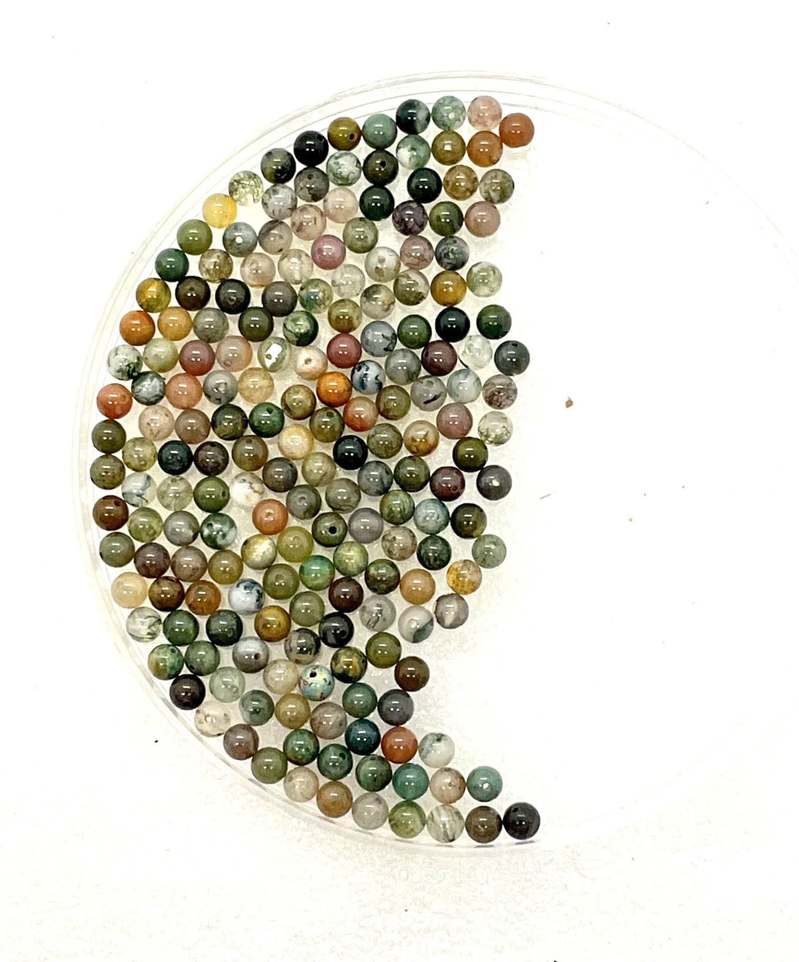 Lot Of 90 Fancy Jasper 4mm Beads