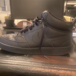 Black Nike Shoes Worn Once 