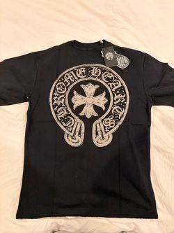Chrome hearts black t shirt puff print