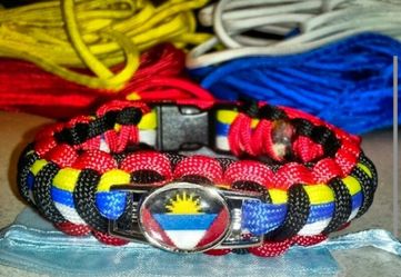 Custom Antiguan Paracord Bracelets