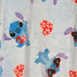 Size XL NWT Disney Stitch Soft Plush Lounge Pajamas Pants Valentine's Day heart