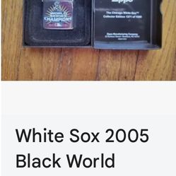 White Sox 2005 World Champions Zippo Lighter New)