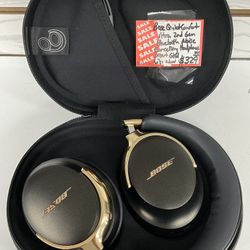 Bose QuietComfort Ultra 2nd Gen Bluetooth Noise Cancelling Headphones Desert Gold Like New 