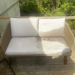 Patio Loveseat And Table Set 