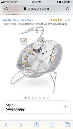 Fisher Price Snugapuppy bouncers.