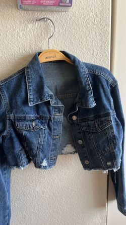 Cropped SHEIN jean jacket