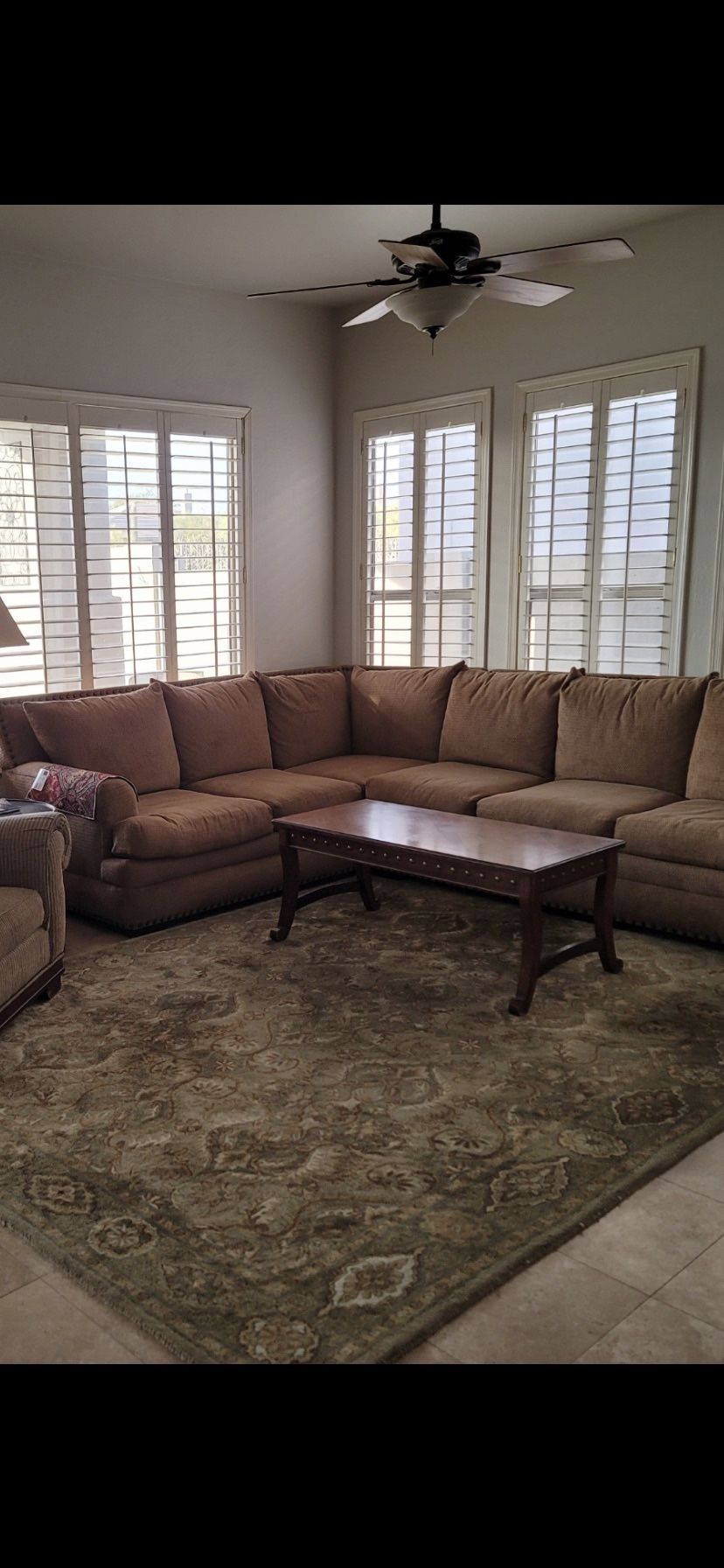 Brown Sectional Couch