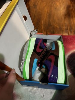 Undefeated AIR Force 1 low sp polar total orange mult color Size 11.5Mens 