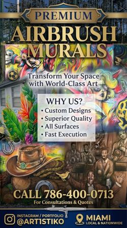 Airbrush murals