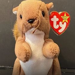NUTS the Squirrel Rare Beanie Baby