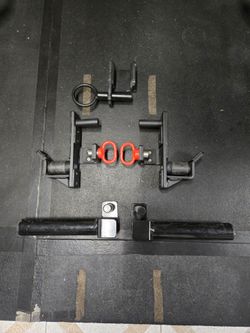 Titan Fitness T2 Roller J-hooks, Weight Horns, Battlerope Anchor
