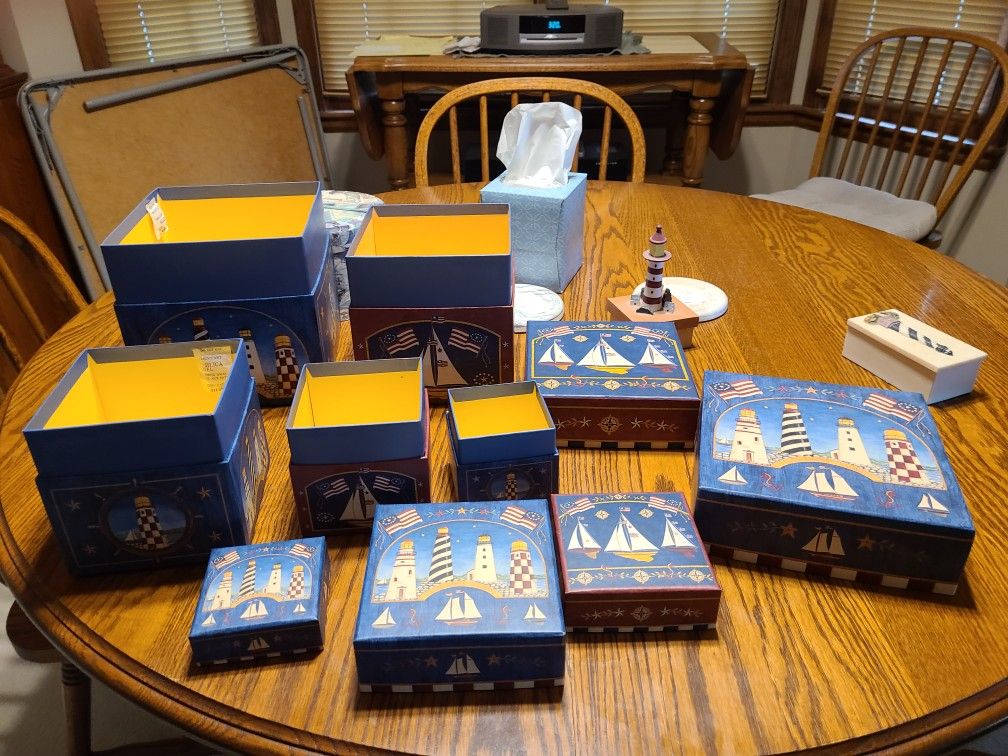 Nautical Nesting boxes