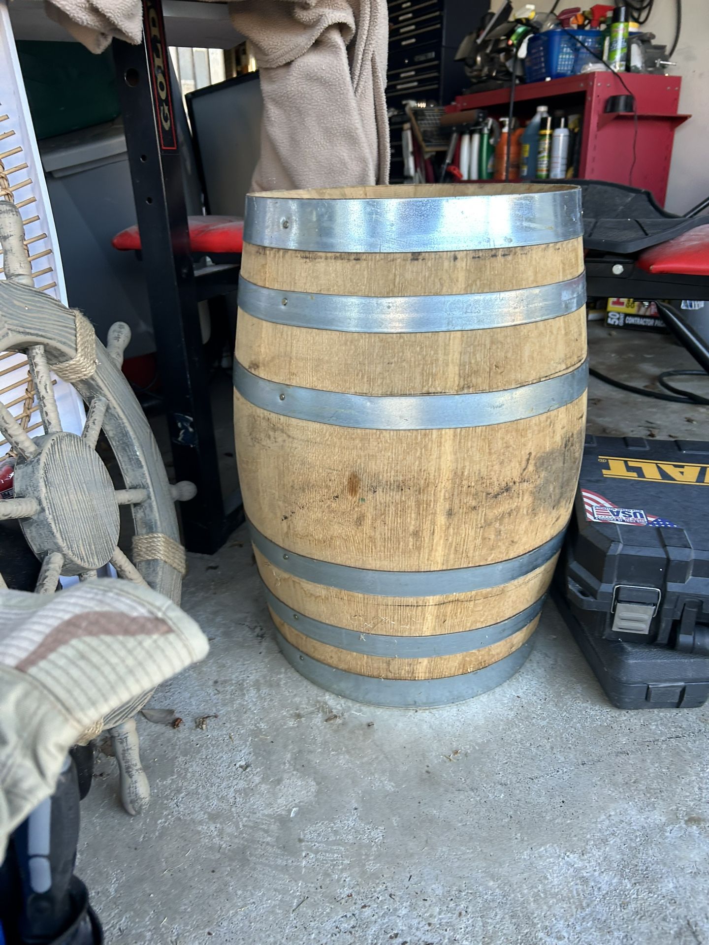 Empty barrel