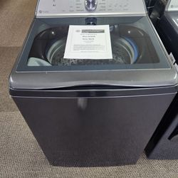 Profile 5.0 cu. ft. High-Efficiency Smart Top Load Washer in Diamond Gray with Impeller and Built-In Wi-Fi, Energy Star