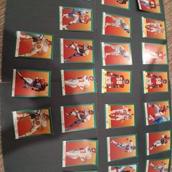 Assortment of Old Football Cards