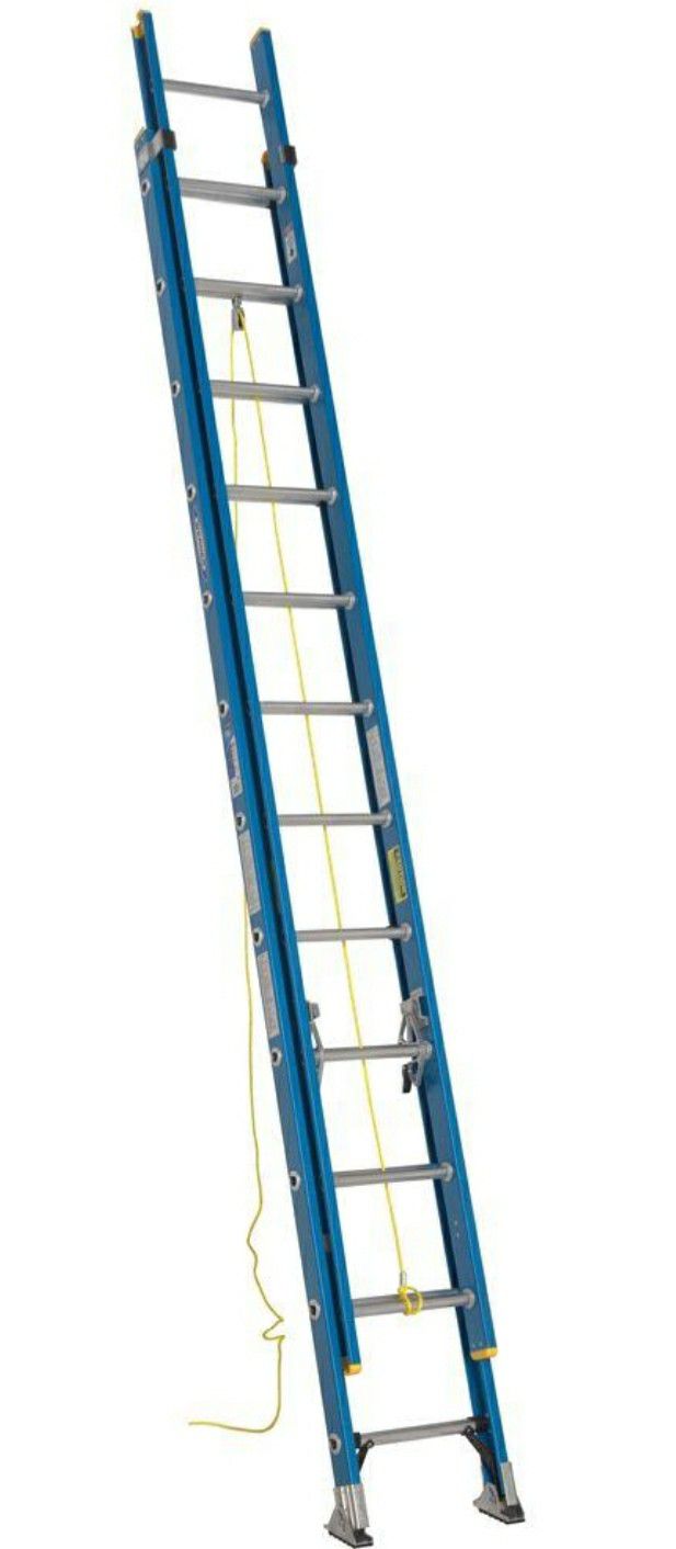 Like new Fiber glass ladder 24ft