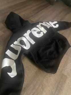Supreme Big Logo Hoodie Black
