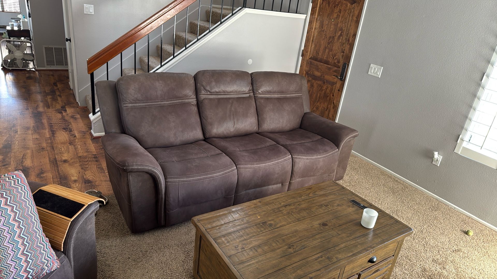 Reclining 3 Person Couch