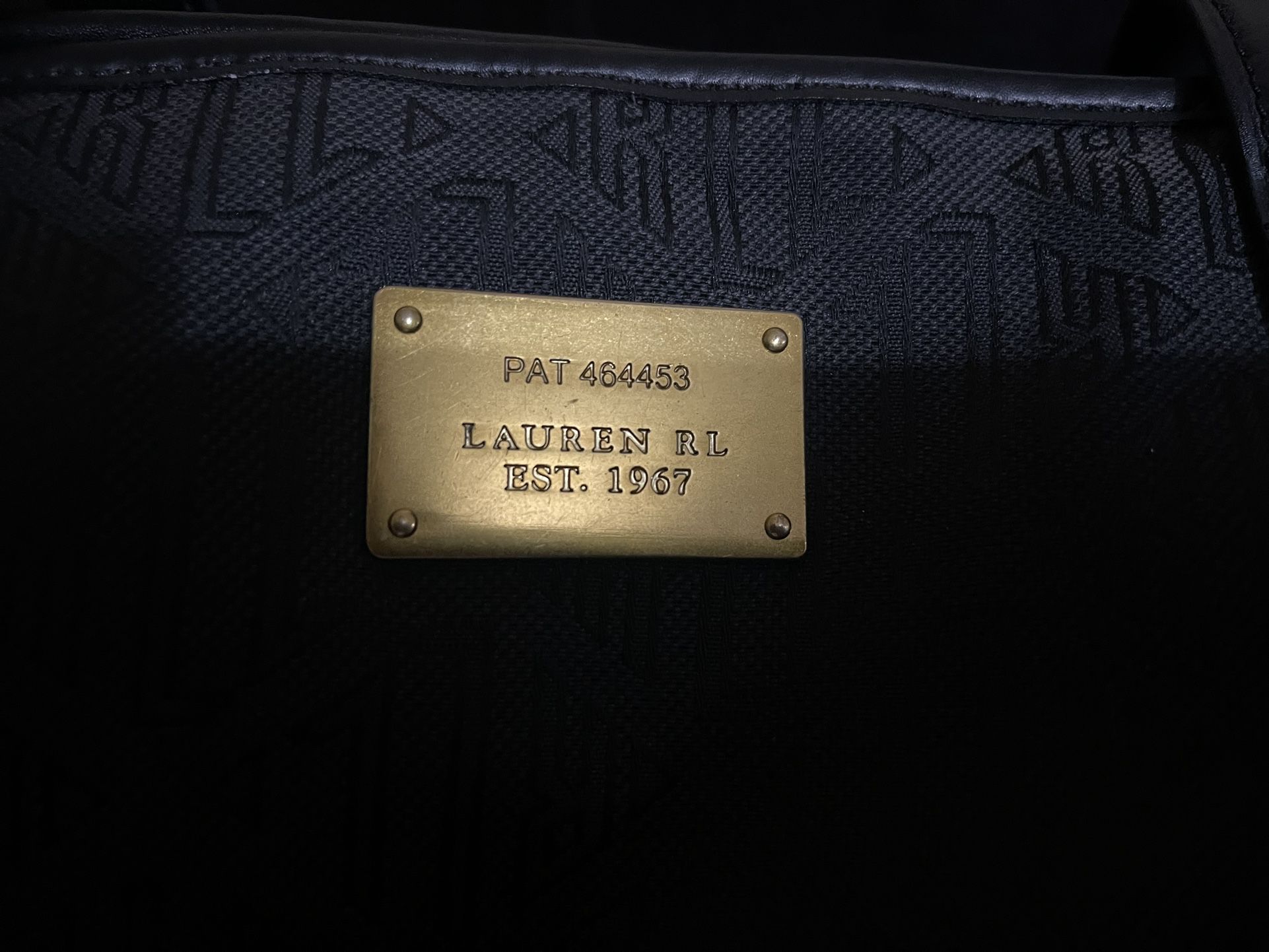 Ralph Lauren Black Handbag Excellent Condition for Sale in Sacramento ...