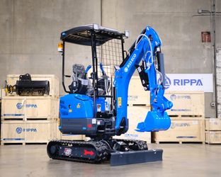 RIPPA R15 ECO Mini Excavator | 9" Tracks | Kubota Diesel