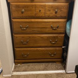 Antique Wooden Dresser 