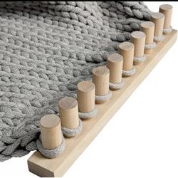 Wooden Peg Loom for Weaving