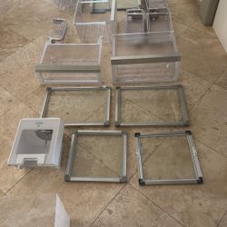 KitchenAid Refrigerator Shelves, drawers And Ice Bin