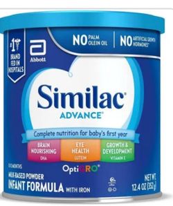 Blue similac