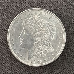 1921 P Morgan Silver Dollar