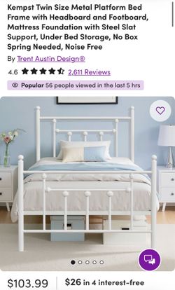 Bed frame Twin