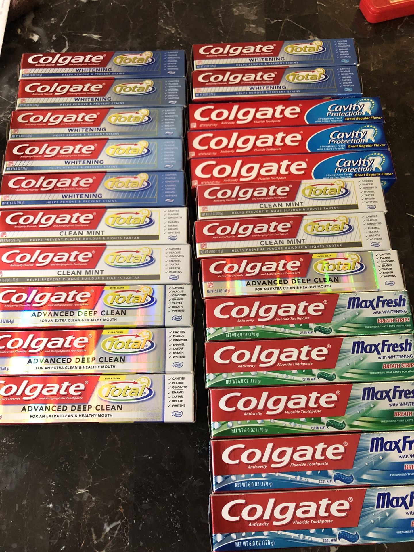 Colgate toothpaste 5.8oz-6.0oz