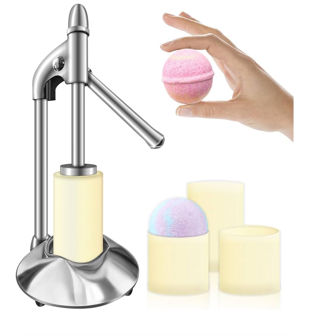 Bath Bomb Starter Kit – Never Used, Complete DIY Set with Fragrance, Colors, Molds, and