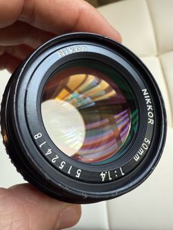 Nikon 50mm f1.4 lens