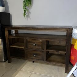 Wood Tv stand 