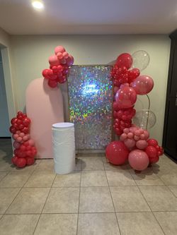 Pink Balloon Garland